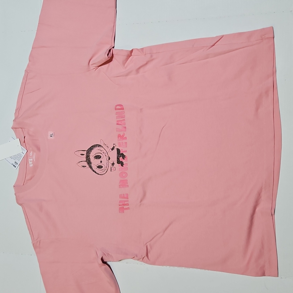 POP MART UNIQLO LABUBU PRINT SHORT TEE
